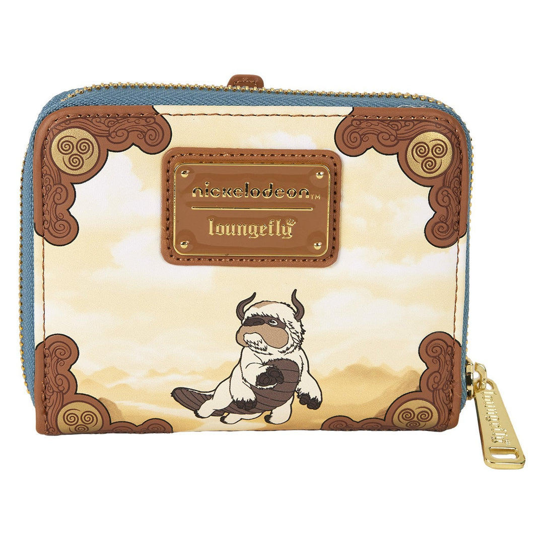 Loungefly Nickelodeon Avatar: The Last Airbender Aang Glider Staff Zip Around Wallet
