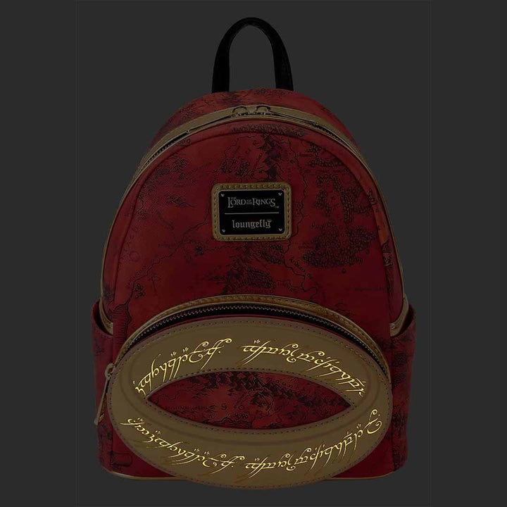 Loungefly Warner Brothers Lord of the Rings The One Ring Mini Backpack