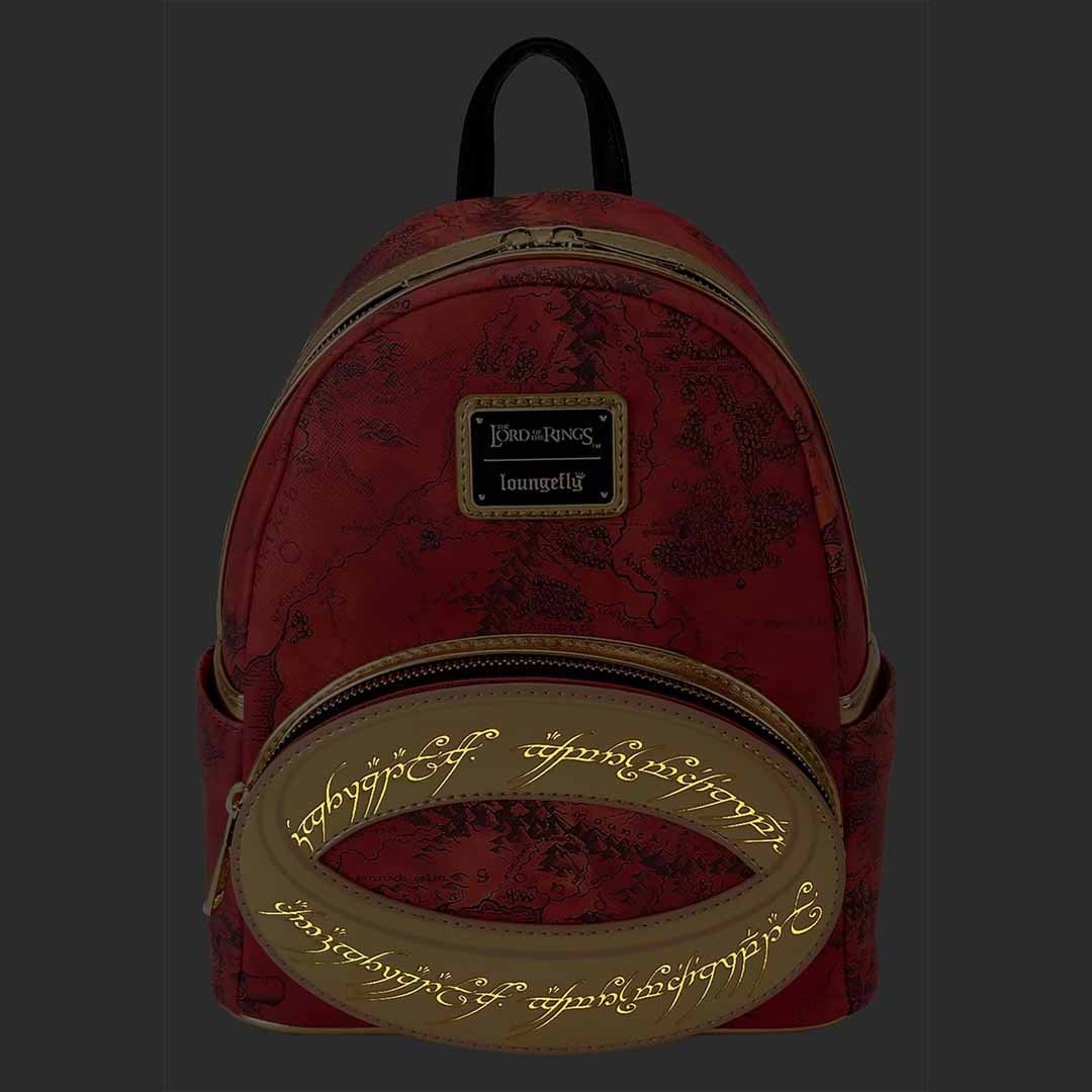 Loungefly Warner Brothers Lord of the Rings The One Ring Mini Backpack