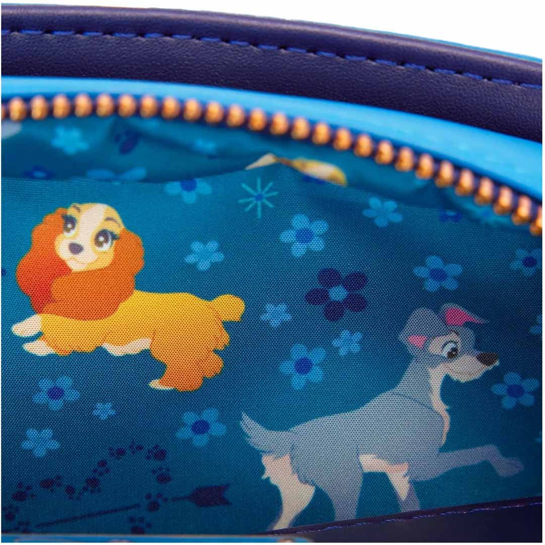 Loungefly Disney Lady and the Tramp 70th Anniversary Crossbody