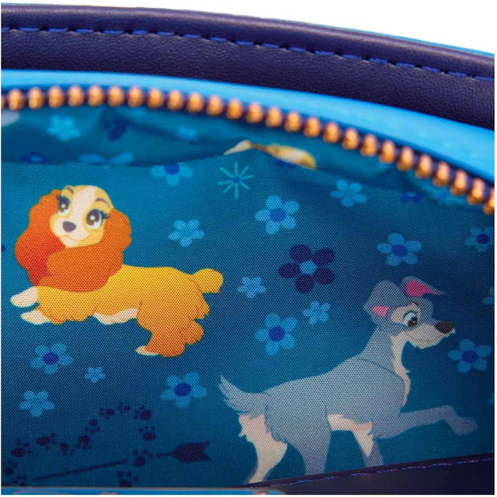 Loungefly Disney Lady and the Tramp 70th Anniversary Crossbody