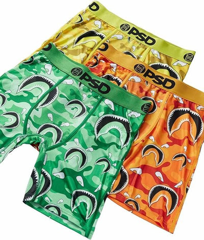 PSD Underwear Men's Warface Colors Boxer Briefs 3-Pack - angled