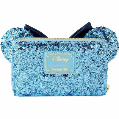 Loungefly Disney Minnie Hanukkah Menorah Zip-Around Wallet