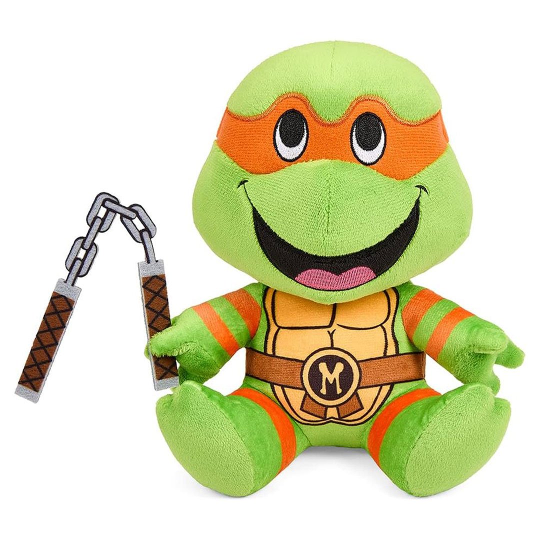Kidrobot Teenage Mutant Ninja Turtles 7.5" Michelangelo Phunny Plush - front