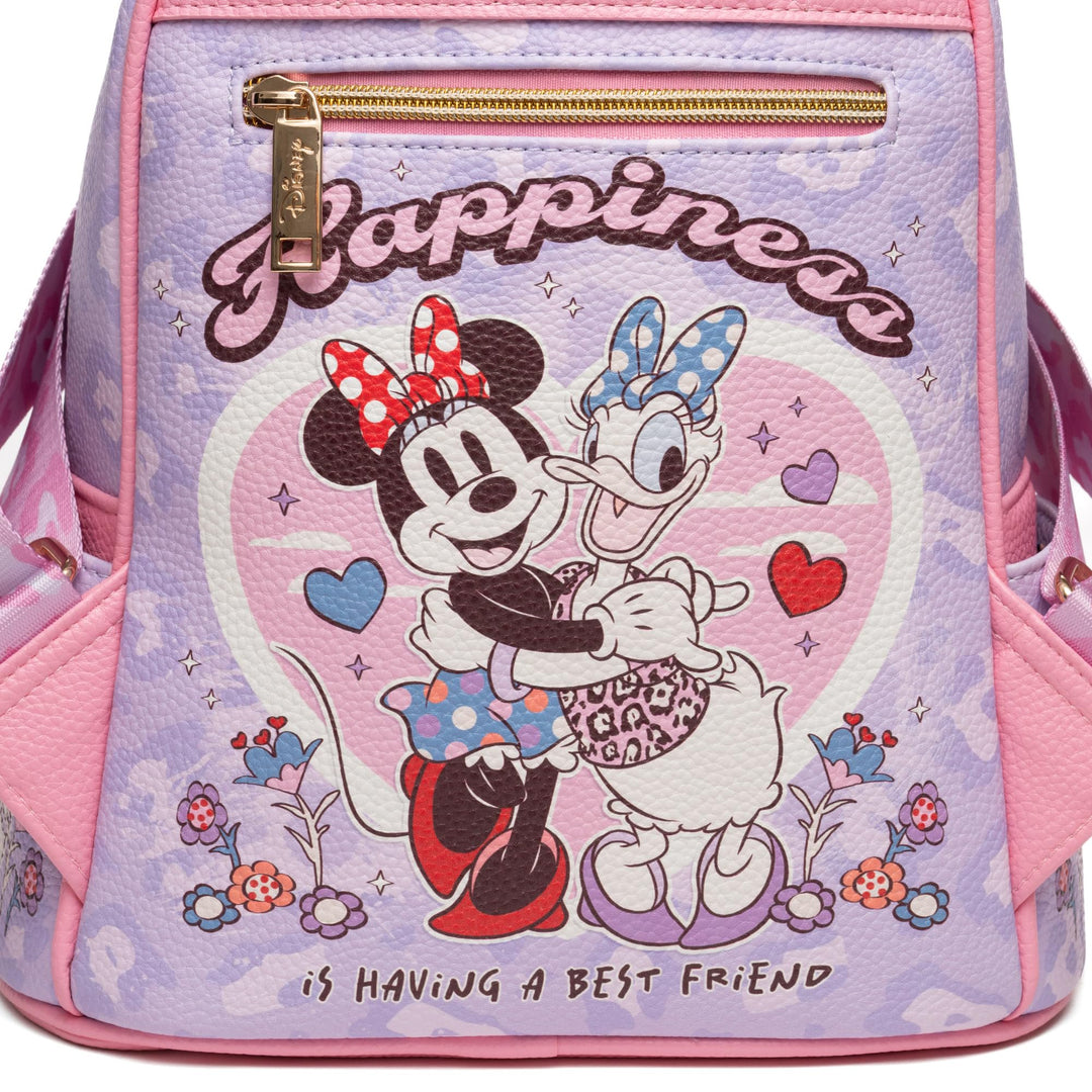 Wondapop Disney Minnie Mouse and Daisy Duck Best Friends 11" Vegan Leather Mini Daypack