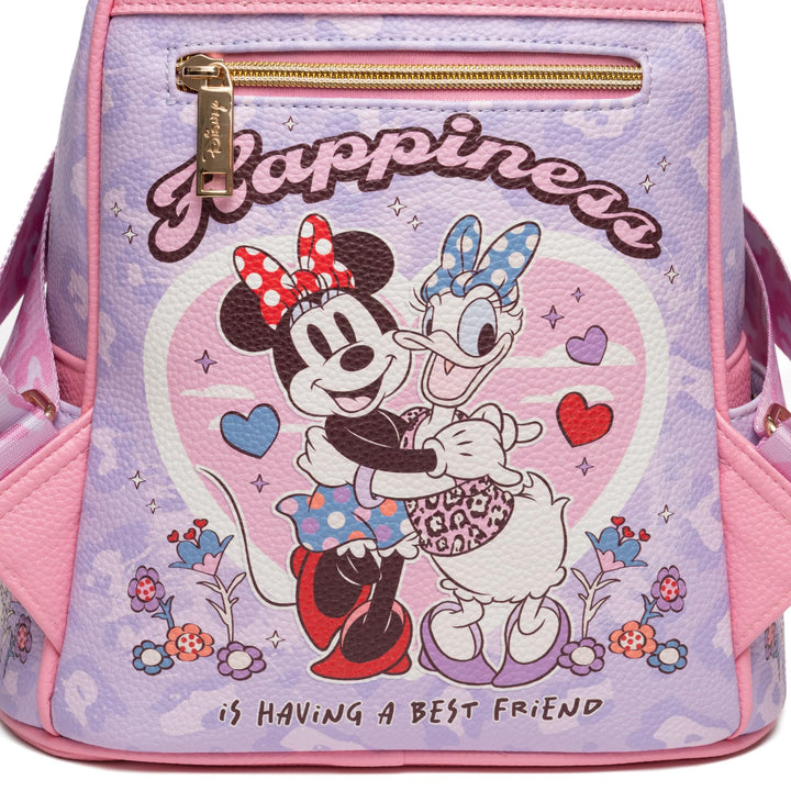 Wondapop Disney Minnie Mouse and Daisy Duck Best Friends 11" Vegan Leather Mini Daypack