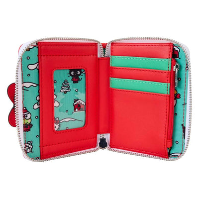 Loungefly Sanrio Christmas Wreath Zip Around Wallet