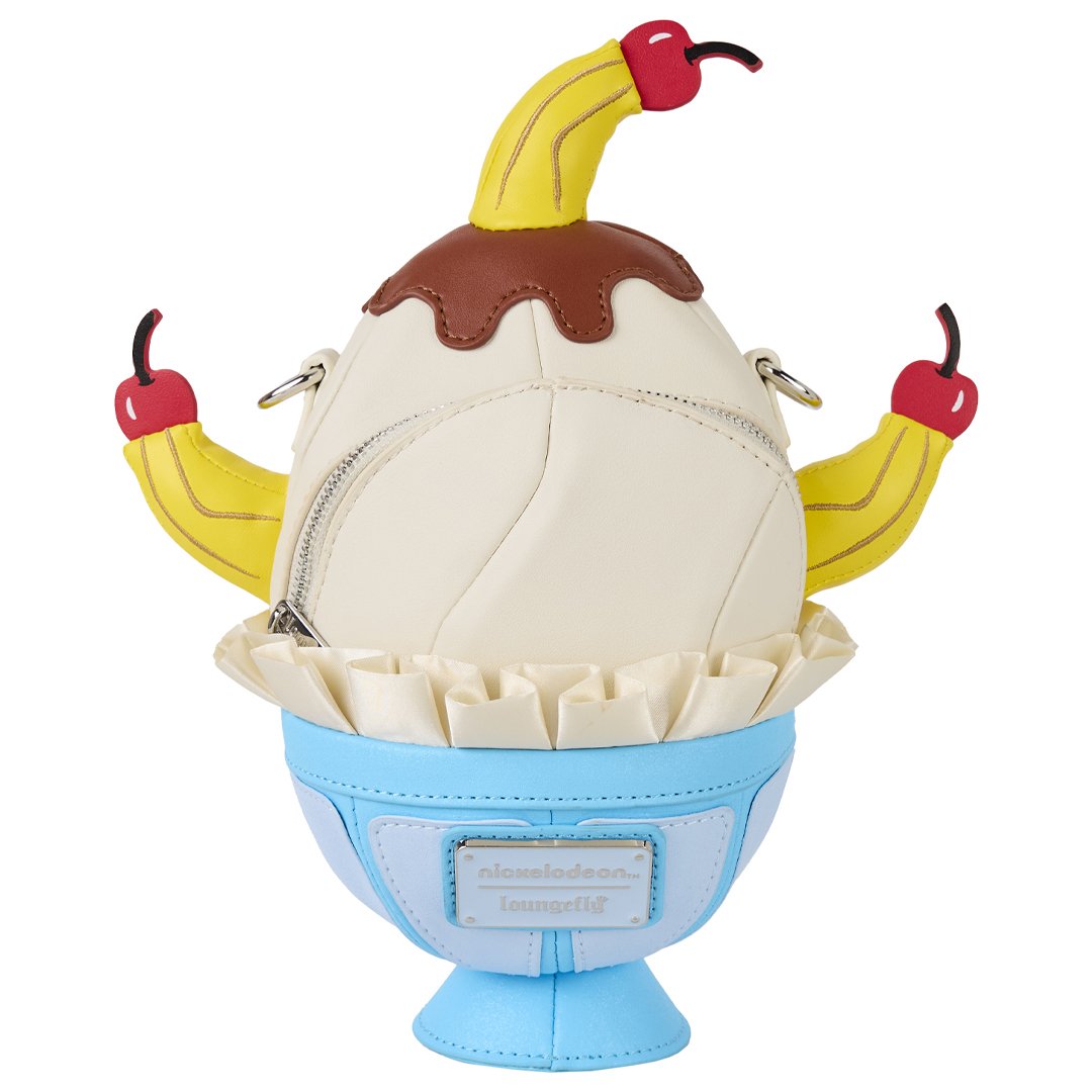 Loungefly Nickelodeon Spongebob Squarepants Goofy Goober Ice Cream Sundae Figural Crossbody Bag