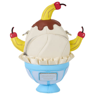 Loungefly Nickelodeon Spongebob Squarepants Goofy Goober Ice Cream Sundae Figural Crossbody Bag