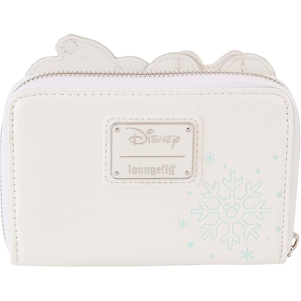 Loungefly Disney Mickey and Minnie Pastel Snowman Zip-Around Wallet