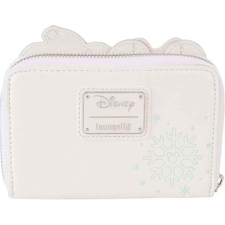 Loungefly Disney Mickey and Minnie Pastel Snowman Zip-Around Wallet