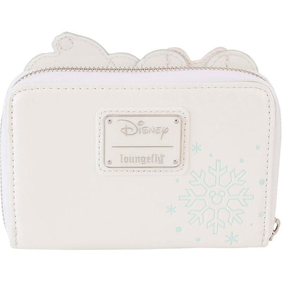 Loungefly Disney Mickey and Minnie Pastel Snowman Zip-Around Wallet