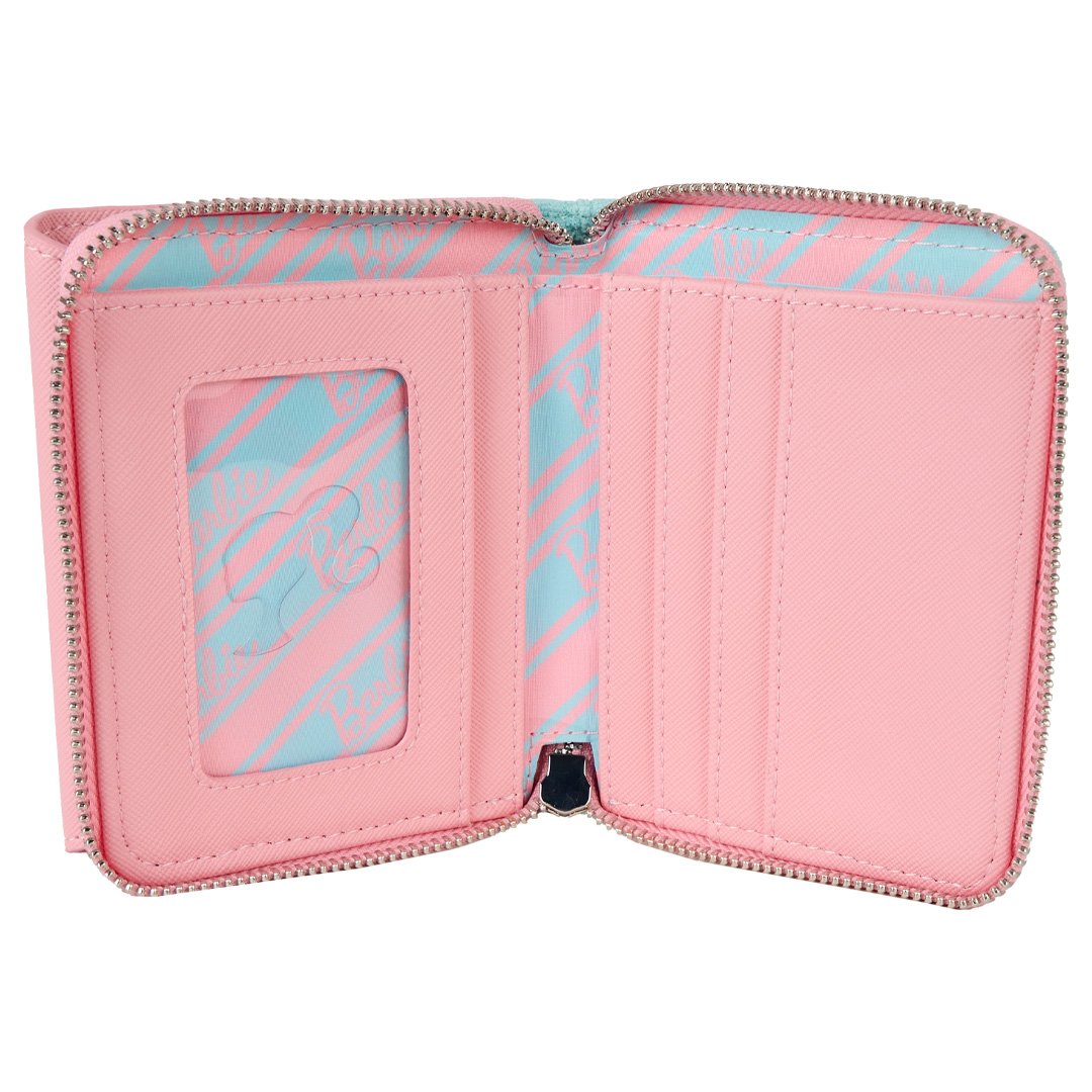 Loungefly Mattel Classic Barbie Terry Cloth Zip Around Wallet