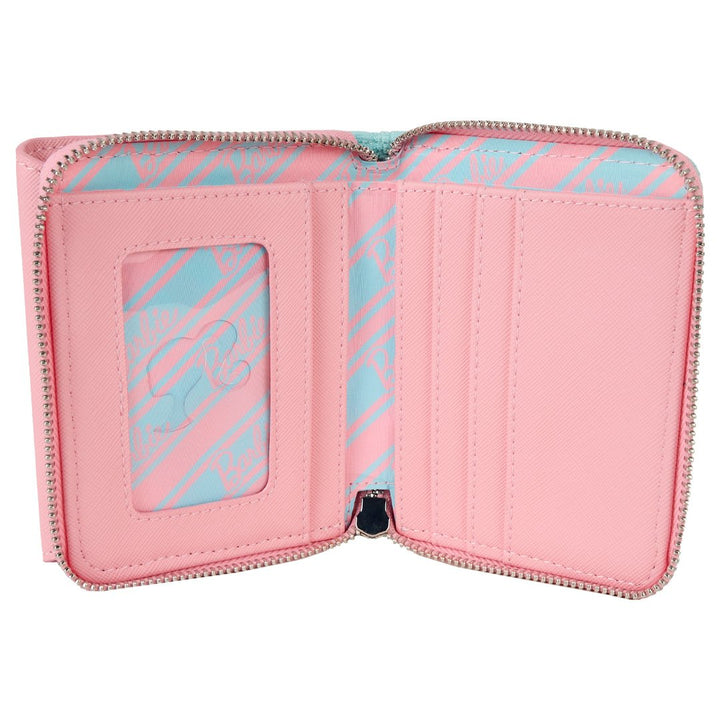 Loungefly Mattel Classic Barbie Terry Cloth Zip Around Wallet