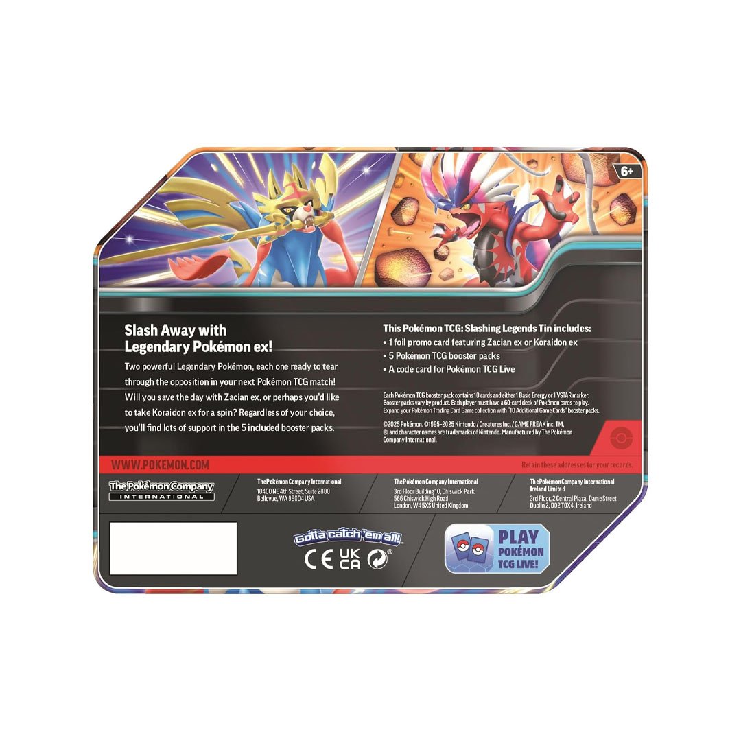 Pokémon TCG: Slashing Legends Tin