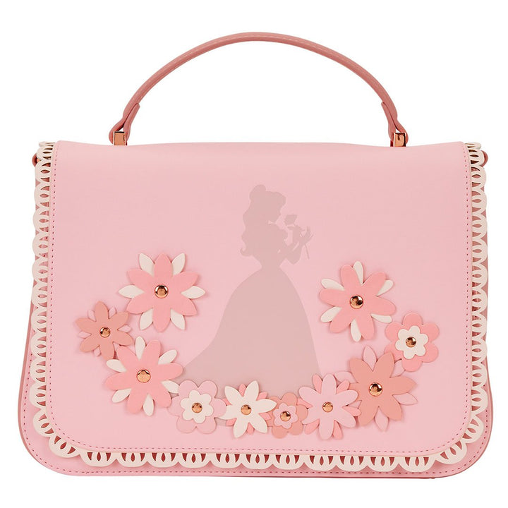 Loungefly Disney Princess Belle Floral Lace Crossbody Bag