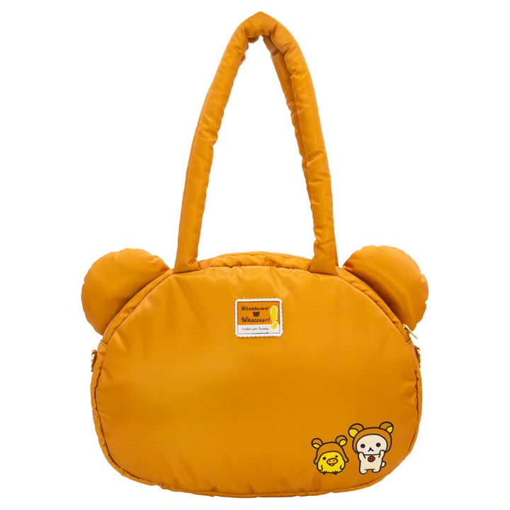 Whatever Makes You Happy Rilakkuma Head Padded Crossbody Bag