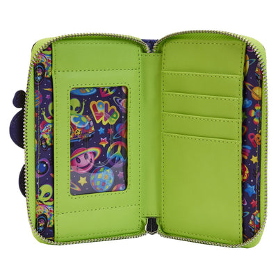 Loungefly Lisa Frank Cosmic Alien Ride Zip-Around Wallet