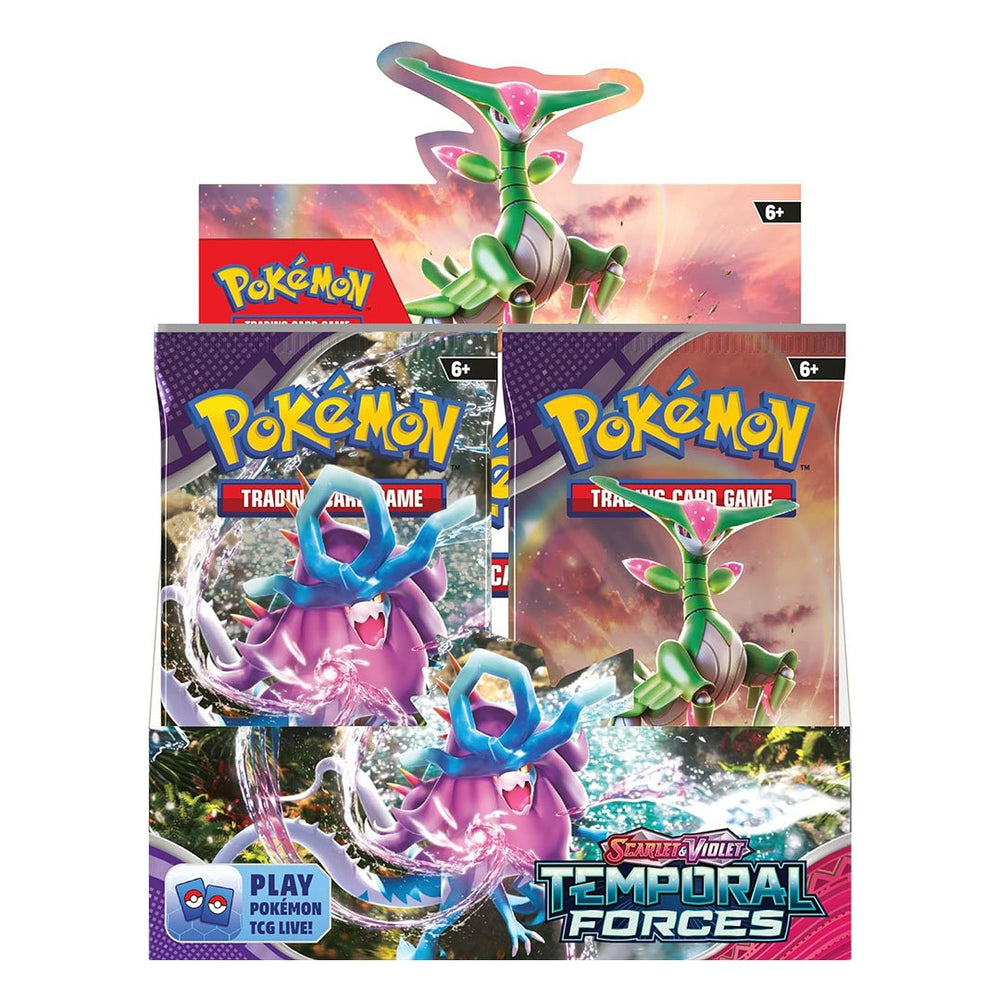 Pokemon TCG: Scarlet & Violet: Temporal Forces Booster Display Box - Front