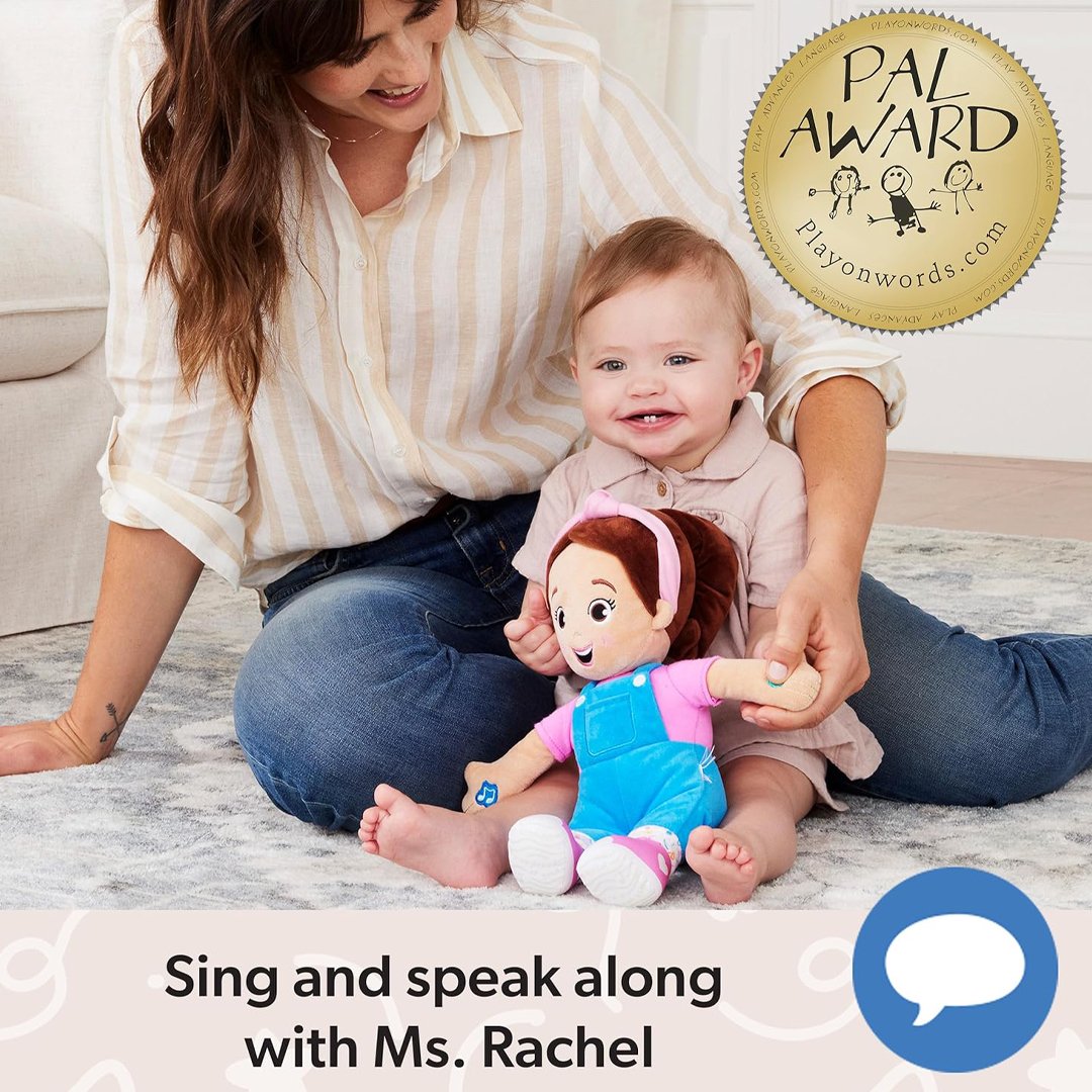 Ms. Rachel Official Speak &amp; Sing Doll 16”