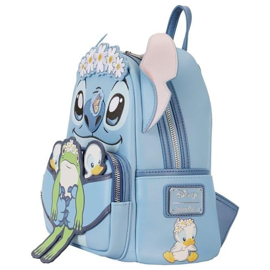 Loungefly Disney Lilo and Stitch Springtime Stitch Cosplay Mini Backpack