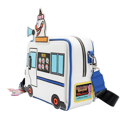 Whatever Makes You Happy Killer Klowns from Outer Space Jojo's Ice Cream Truck Crossbody with Acrylic Charm