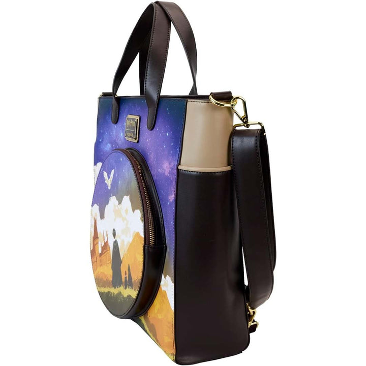 Loungefly Warner Brothers Harry Potter Hogwarts Starry Sky Convertible Backpack &amp; Tote Bag
