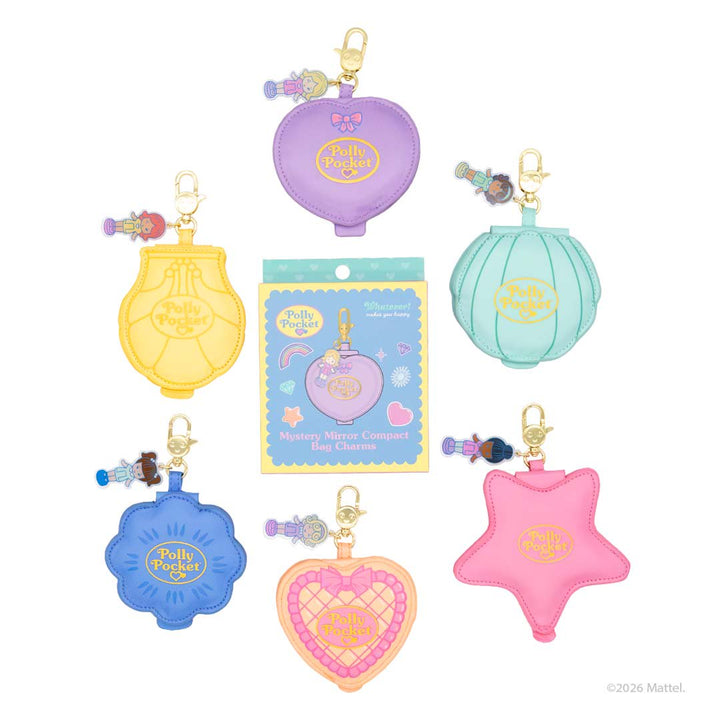 Whatever Makes You Happy Polly Pocket Mystery Box Mirror Compact Bag Charm
