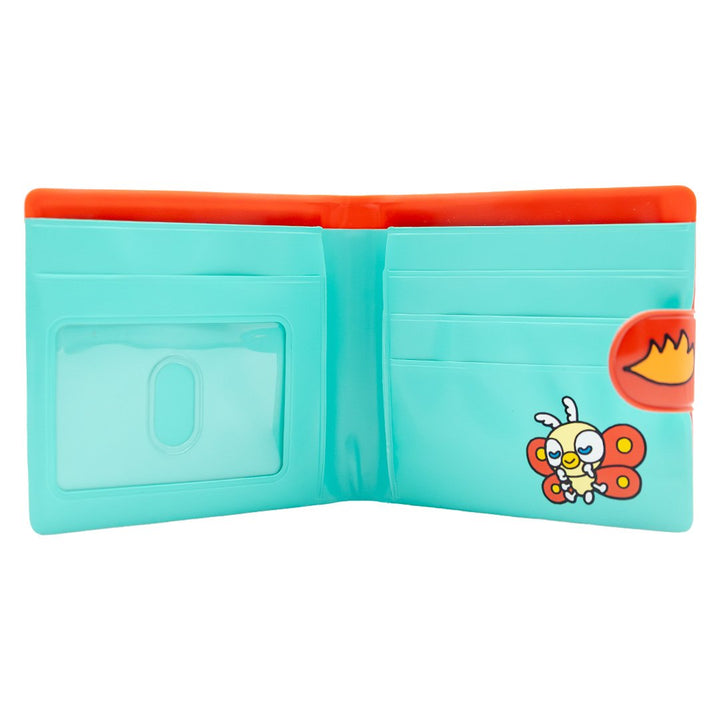 Whatever Makes You Happy Chibi Godzilla Raids Again Father &amp; Son Padded Vinyl Snap Wallet