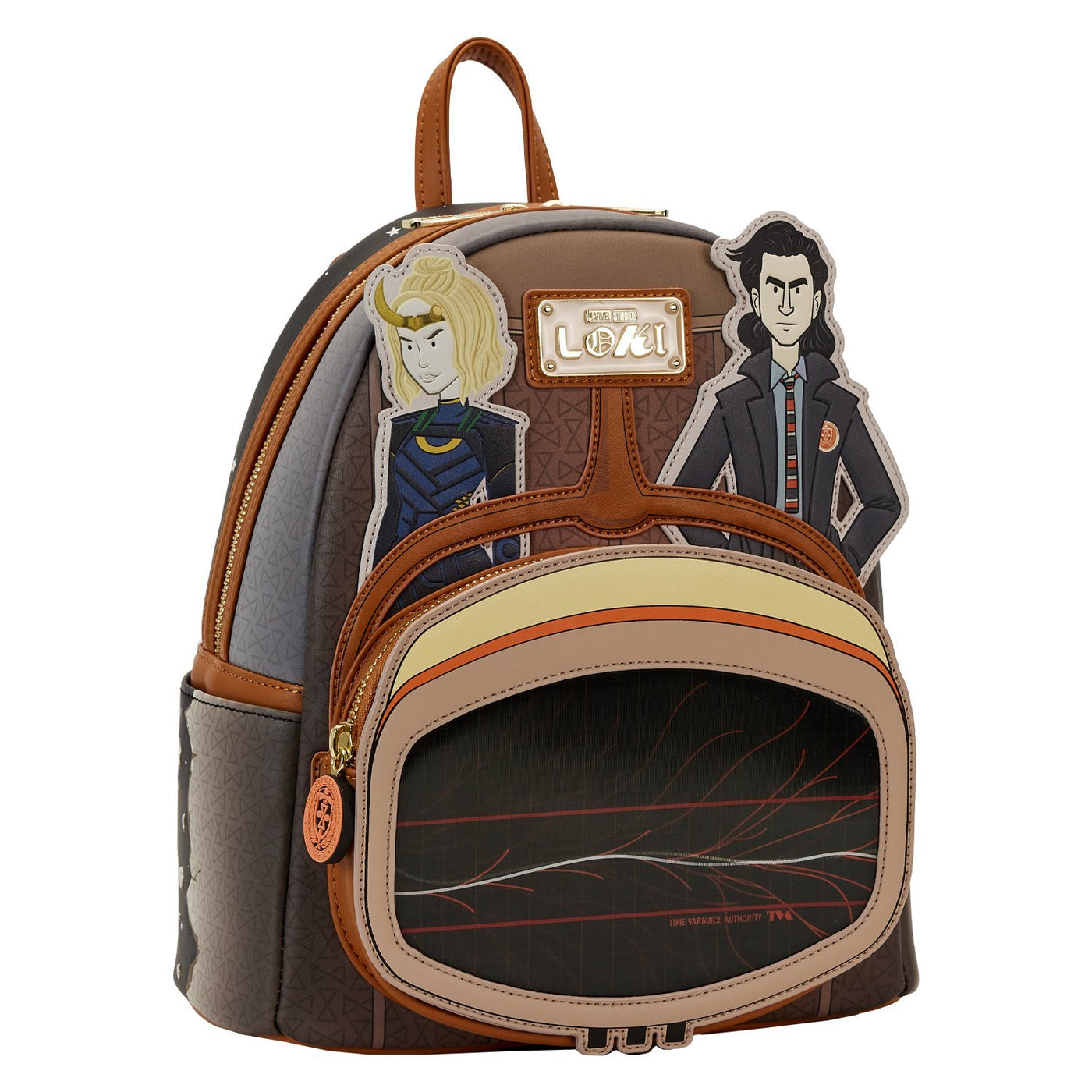 Loungefly Marvel Loki TVA Lenticular Multiverse Mini Backpack