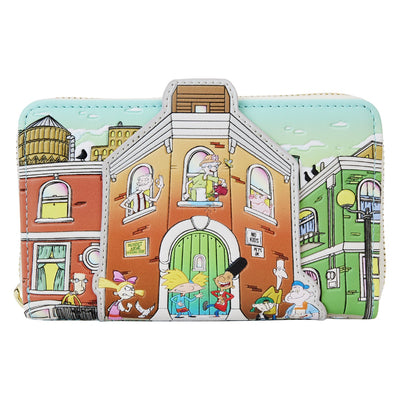 Loungefly Nickelodeon Hey Arnold Zip Around Wallet - Front