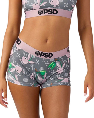 PSD Underwear Women's Playboy Tumble Boy Shorts 3-Pack