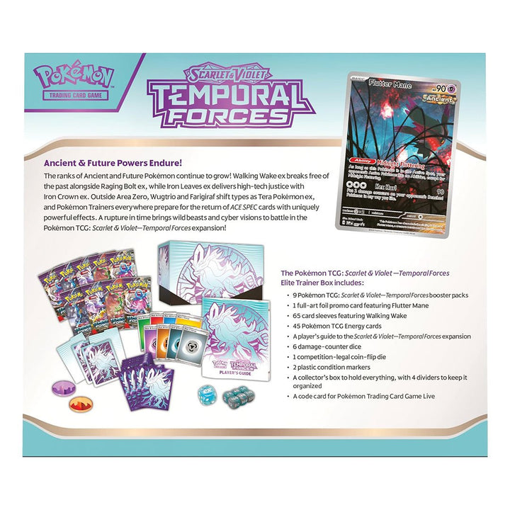 Pokemon TCG: Scarlet &amp; Violet: Temporal Forces Elite Trainer Box - Option 1 details