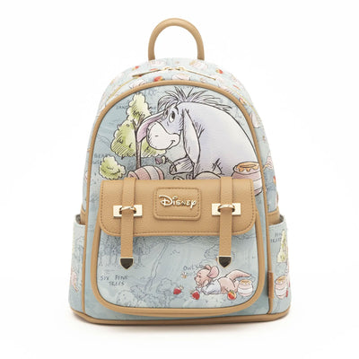 WondaPop Disney Winnie the Pooh Eeyore Pastel Mini Backpack - Front