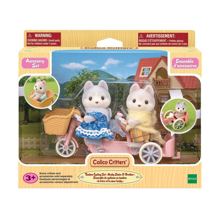 Calico Critters Tandem Cycling Set