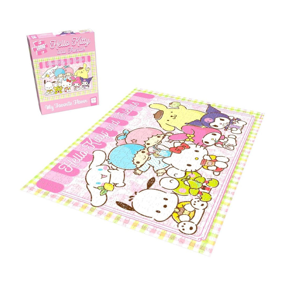 USAopoly Hello Kitty and Friends - My Favorite Flavor 1000 Piece Puzzle 