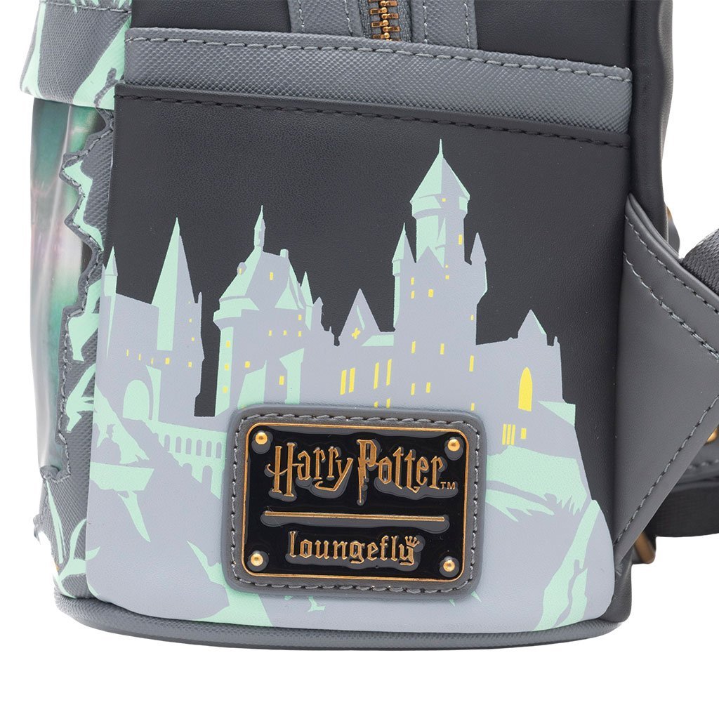 Loungefly Harry Potter Glow in the Dark Battle of Hogwarts Lenticular Mini Backpack - 707 Street Exclusive