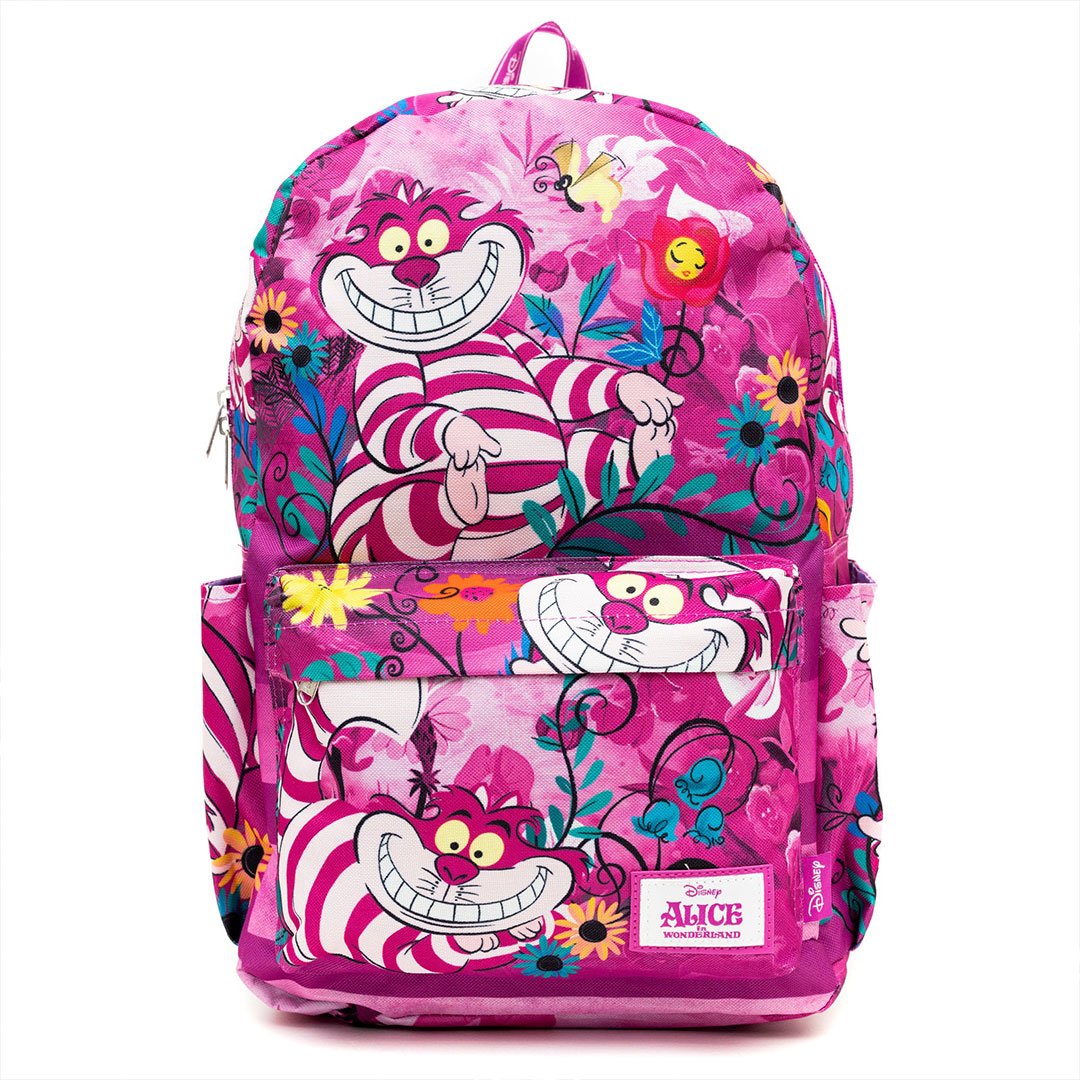 WondaPop Disney Alice in Wonderland Cheshire Cat 17" Full Size Nylon Backpack - Front