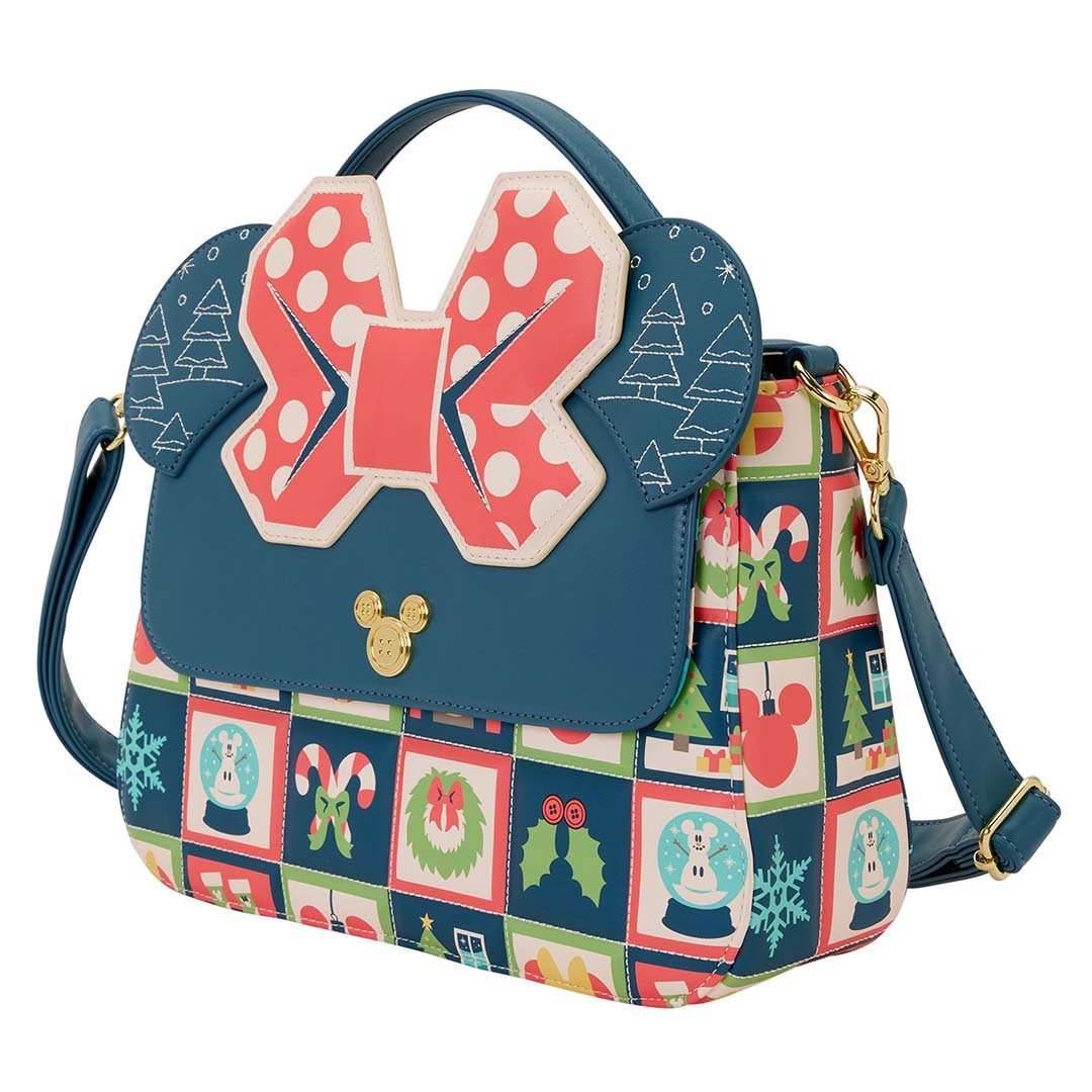 Loungefly Disney Minnie Mouse Holiday Crossbody Bag