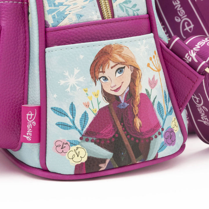 WondaPop Disney Frozen Elsa &amp; Anna Mini Backpack - Side 1