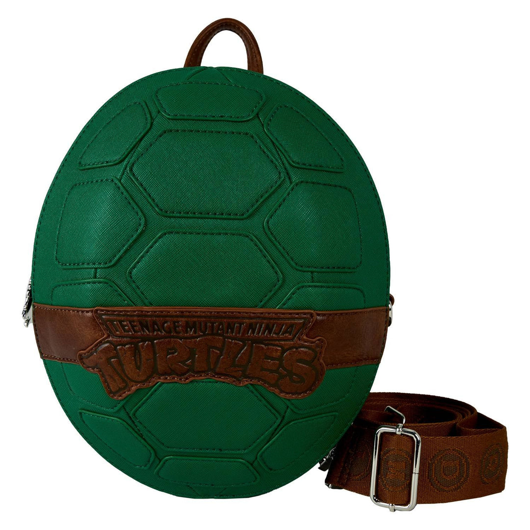Loungefly Nickelodeon TMNT Figural Shell Convertible Mini Backpack &amp; Crossbody Bag