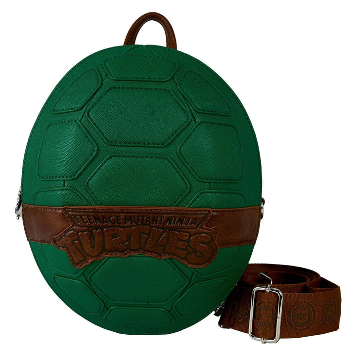 Loungefly Nickelodeon TMNT Figural Shell Convertible Mini Backpack &amp; Crossbody Bag