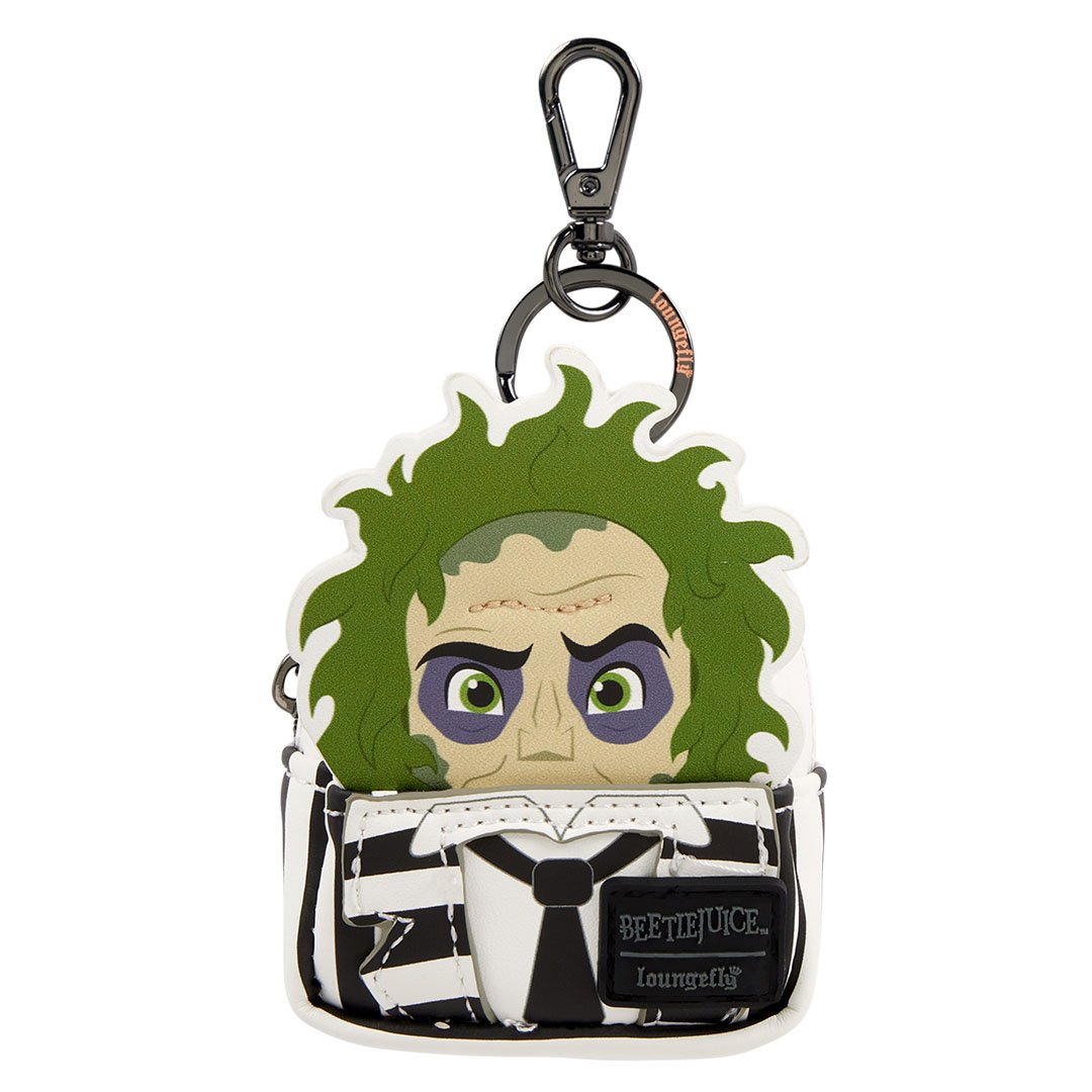 beetlejuice loungefly mini backpack Beetlejuice Exclusive Cosplay Mystery Mini Backpack Keychain Charm