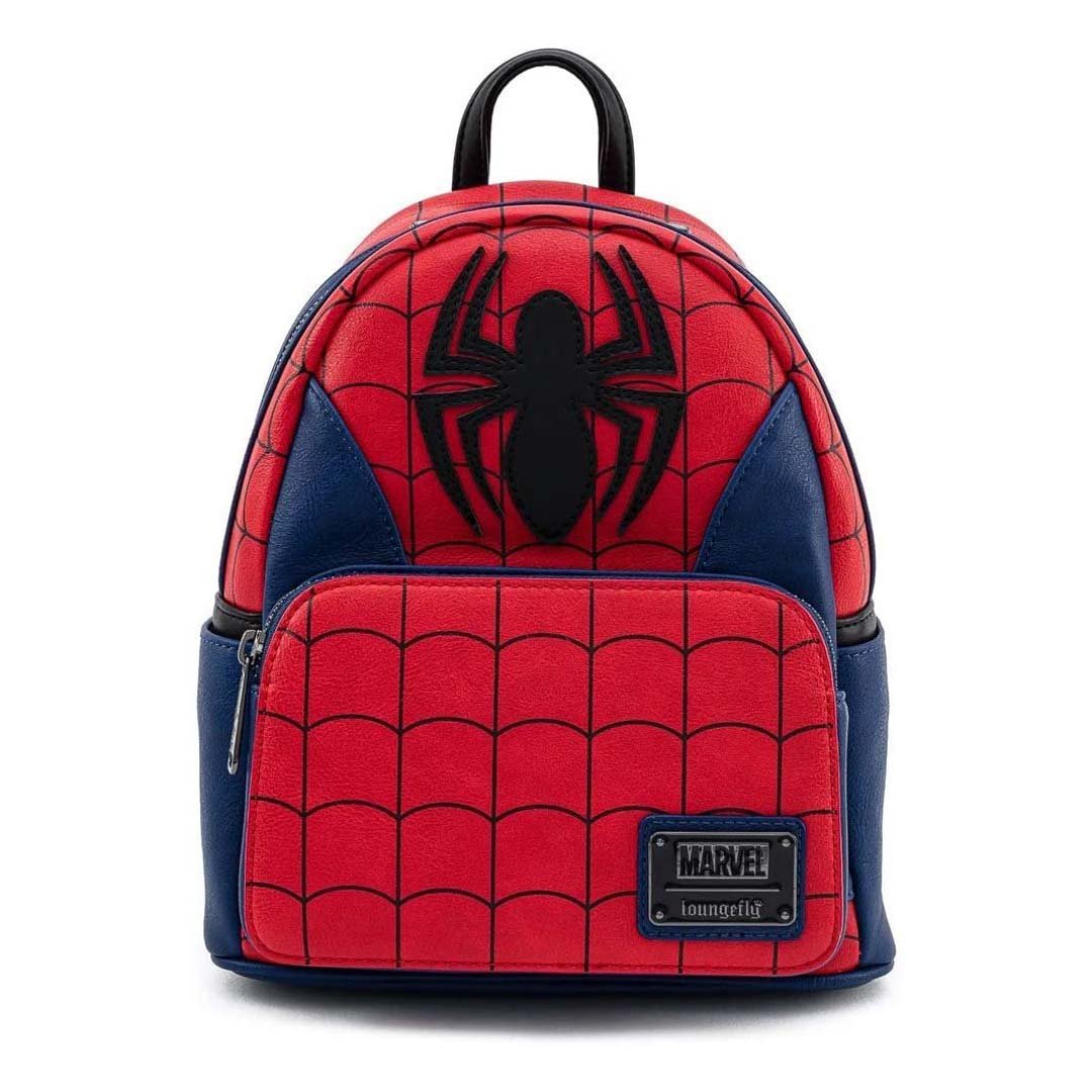Loungefly Marvel Spider Man Classic Cosplay Mini Backpack Loungefly Marvel Spider Man Classic Cosplay Mini Backpack