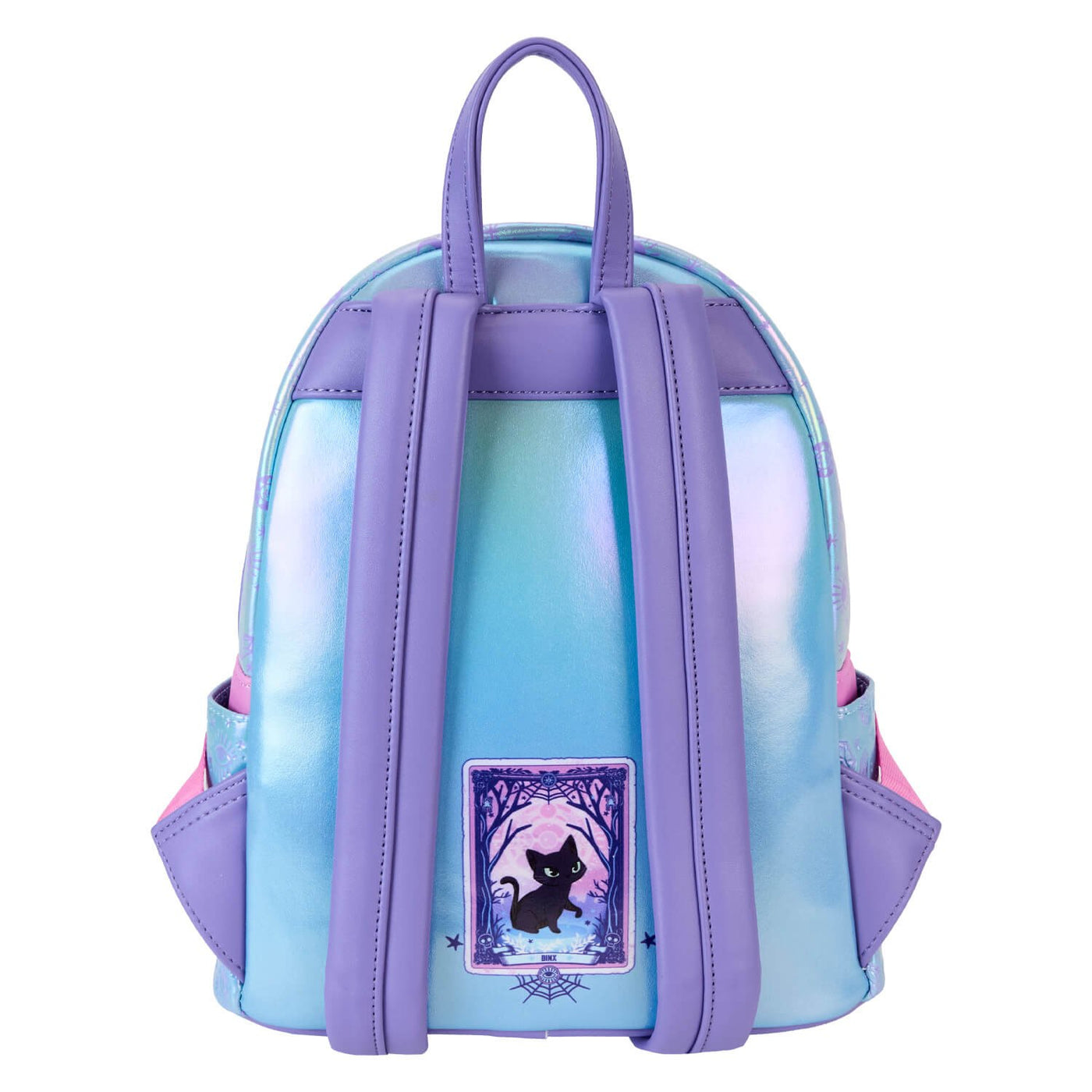 Loungefly Disney Hocus Pocus Tarot Card Binx Mini Backpack  - rear