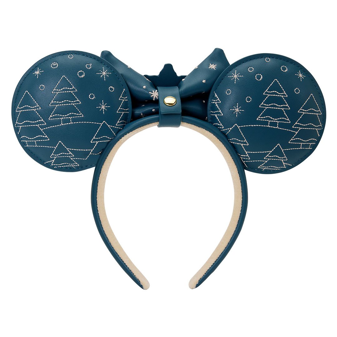 Loungefly Disney Mickey &amp; Minnie Holiday Ear Headband