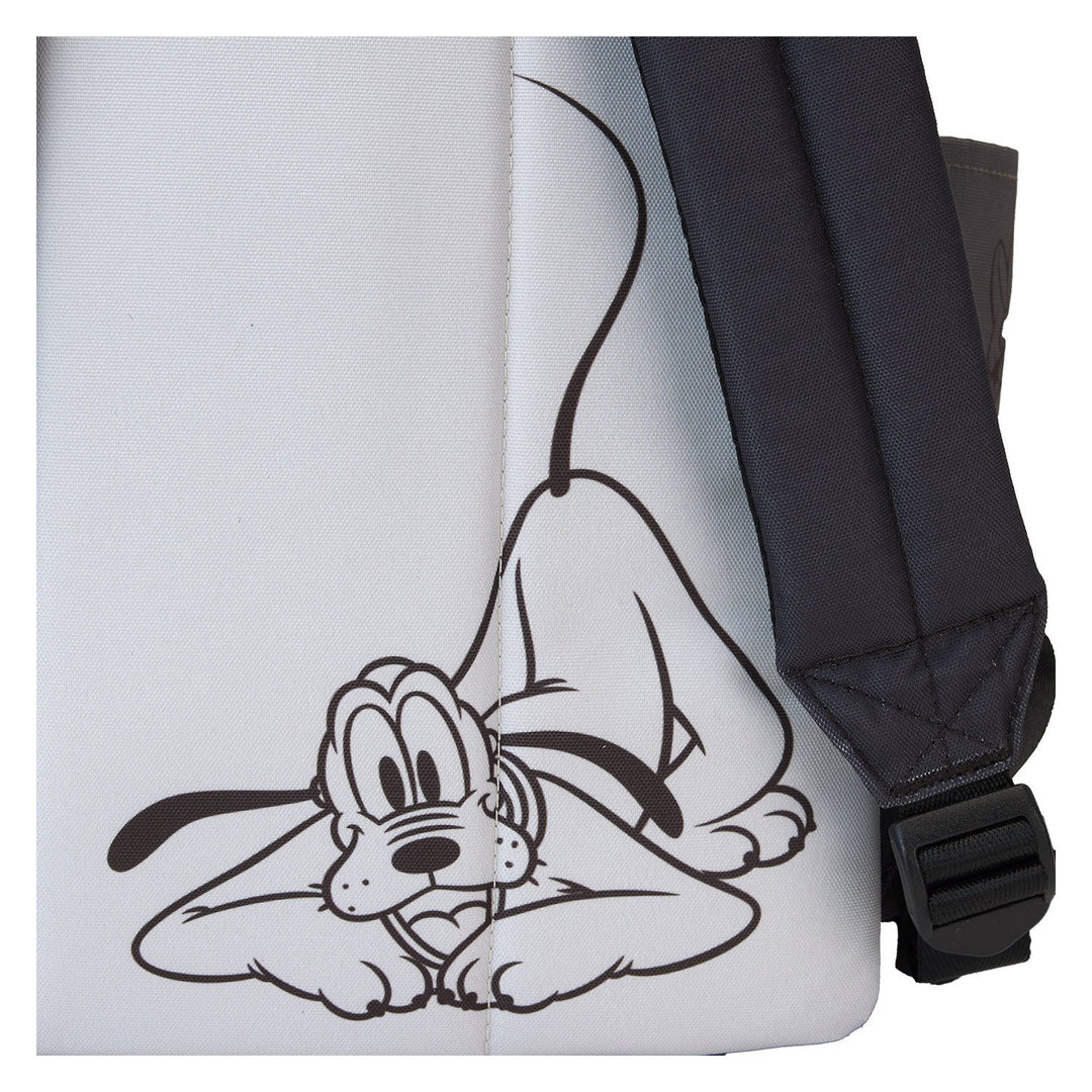 Loungefly Disney Mickey And Friends Canvas Nylon Full-Size Backpack