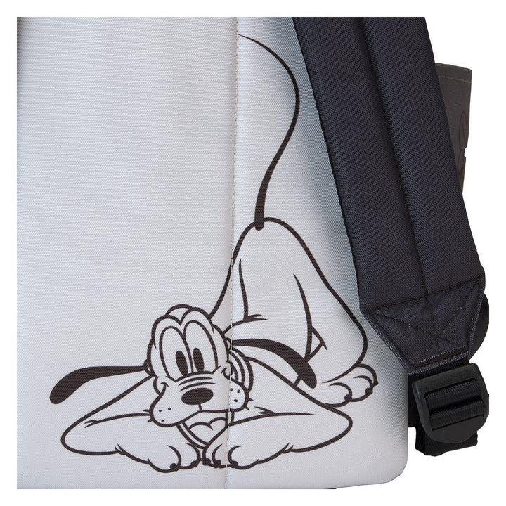 Loungefly Disney Mickey And Friends Canvas Nylon Full-Size Backpack