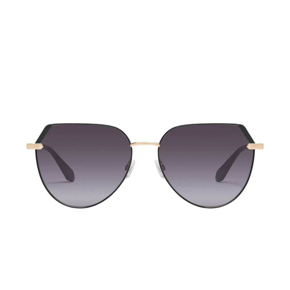 Quay Women's Main Character Oversized Flat-Top Rounded Sunglasses - Front facing view