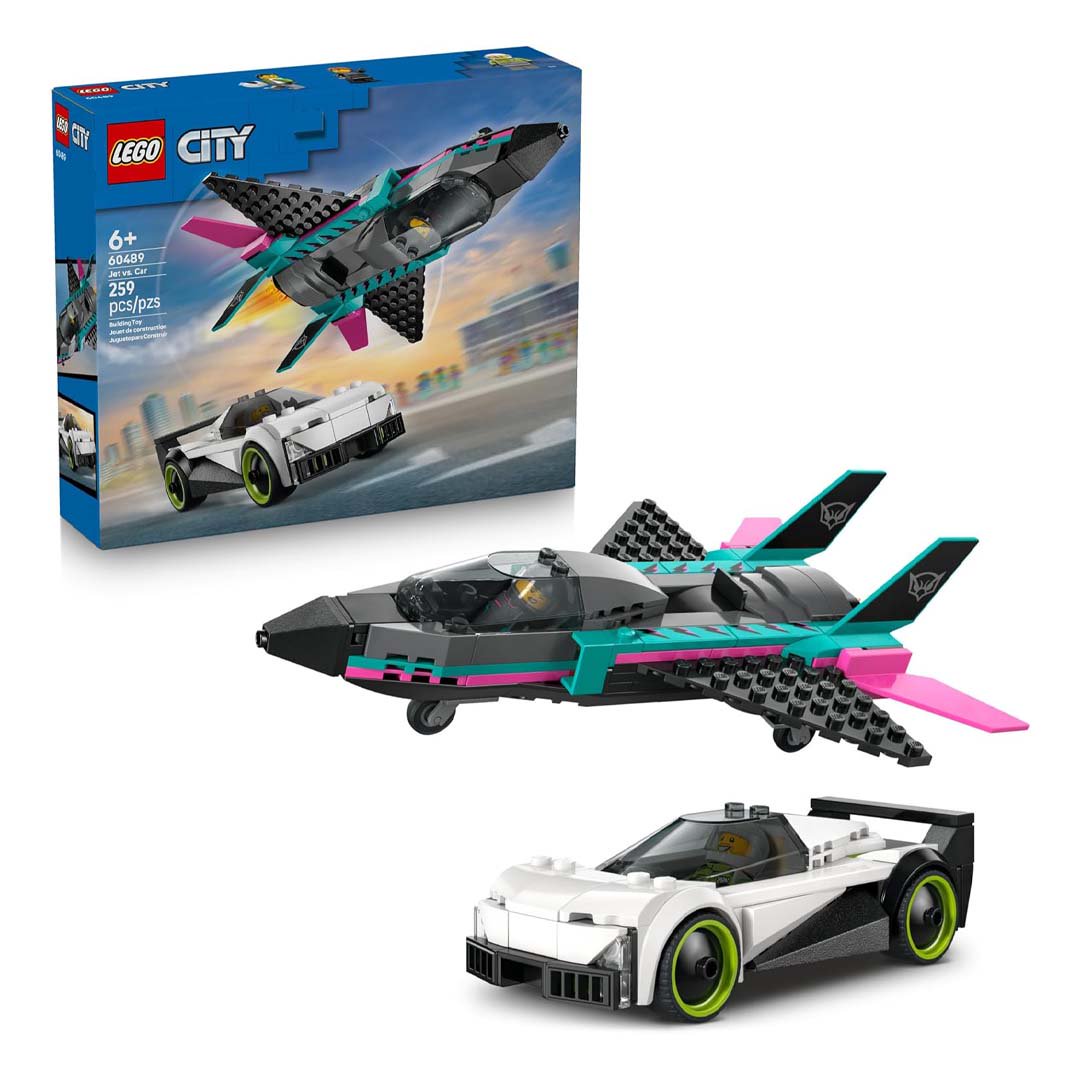 LEGO City Jet vs. Car (60489)